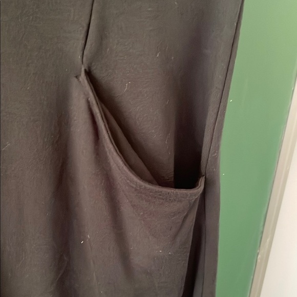 J. Jill Womens L LUXE Pure Black Crew Neck Sleeveless Sheath Maxi Dress - Picture 5 of 8